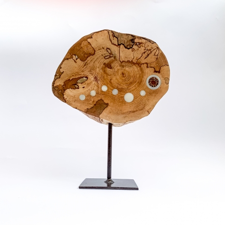 Objets déco en tagua, ivoire végétal - Sculpture Bois et ivoire végétal, Artisanat d'art, pièce unique fabriquée à Lège-Cap-Ferret par Kokobelli - kokobelli